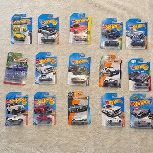 Lot of 15, hot wheels